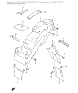 SUZUKI, GSF 1200 Bandit Y, HINTERER KOTFLUEGEL