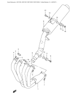 SUZUKI, GSF 1200 Bandit Y, AUSPUFF