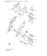 SUZUKI, GSF 1250 A Bandit L1, FUSSSTUETZE