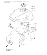 SUZUKI, GSF 1250 A Bandit L1, TREIBSTOFF TANK