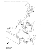 SUZUKI, GSF 1250 A Bandit L1, KUEHLER LEITUNG