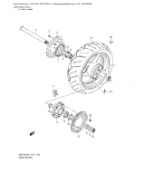 SUZUKI, GSF 1250 A Bandit L1, HINTERRAD