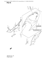 SUZUKI, GSR 750 L2, RAHMEN VERKLEIDUNG
