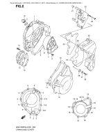 SUZUKI, GSX 1250 FA L2, KURBELGEHAEUSE ABDECKUNG