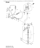 SUZUKI, GSX 1250 FA L2, HINTERER HAUPTBREMSZYLINDER