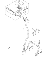 SUZUKI, GSX 1300 R Hayabusa K3, FRONT BREMSLEITUNG