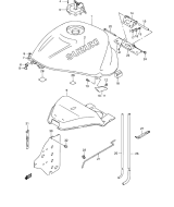 SUZUKI, GSX 1300 R Hayabusa K3, TREIBSTOFF TANK