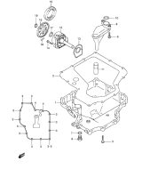 SUZUKI, GSX 1300 R Hayabusa K3, OELWANNE OEL PUMPE