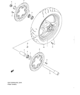 SUZUKI, GSX 1300 R Hayabusa L0, VORDERRAD