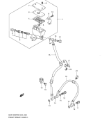 SUZUKI, GSX 1300 R Hayabusa L0, FRONT BREMSLEITUNG