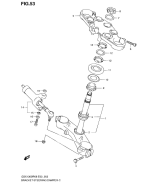 SUZUKI, GSX 1300 R Hayabusa L0, HALTERUNG LENKUNGS DAEMPFER