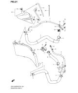 SUZUKI, GSX 1300 R Hayabusa L0, KUEHLER LEITUNG