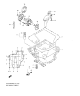 SUZUKI, GSX 1300 R Hayabusa L0, OELWANNE OEL PUMPE