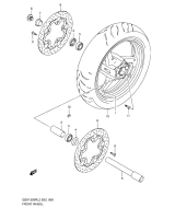 SUZUKI, GSX 1300 R Hayabusa L2, VORDERRAD