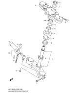 SUZUKI, GSX 1300 R Hayabusa L2, BRACKET STEERING DAMPER