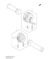SUZUKI, GSX 1300 R Hayabusa L2, GRIFFSCHALTER