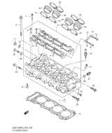 SUZUKI, GSX 1300 R Hayabusa L2, ZYLINDER KOPF