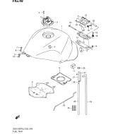 SUZUKI, GSX 1300 R Hayabusa L2, TREIBSTOFF TANK