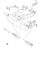 SUZUKI, GSX 1400 K3, HINTERER SCHWINGARM