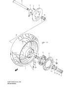 SUZUKI, GSX 1400 K3, HINTERRAD