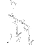 SUZUKI, GSX 1400 K3, FRONT BREMSLEITUNG