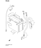 SUZUKI, GSX 1400 K6, BATTERIE