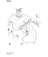 SUZUKI, GSX 1400 K6, TREIBSTOFF TANK MODEL K6