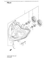 SUZUKI, GSX-R 1000 K2, SCHEINWERFER