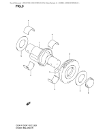 SUZUKI, GSX-R 1000 K2, KURBEL AUSGLEICHSWELLE