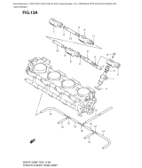 SUZUKI, GSX-R 1000 K2, DROSSELKLAPPE SCHLAUCH ANSCHLUSS