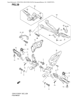 SUZUKI, GSX-R 1000 K2, FUSSSTUETZE