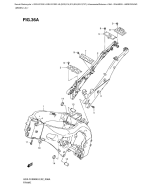 SUZUKI, GSX-R 1000 L0, RAHMEN ABDECKUNG