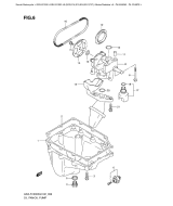 SUZUKI, GSX-R 1000 L0, OELWANNE OEL PUMPE