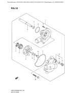 SUZUKI, GSX-R 1000 L0, WASSER PUMPE