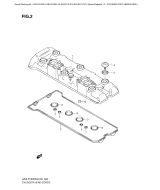 SUZUKI, GSX-R 1000 L0, ZYLINDER KOPF ABDECKUNG
