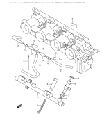 SUZUKI, GSX-R 600 K3, DROSSELKLAPPE SCHLAUCH ANSCHLUSS