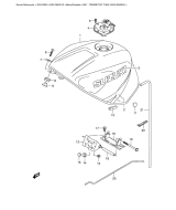 SUZUKI, GSX-R 600 K3, TREIBSTOFF TANK