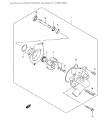 SUZUKI, GSX-R 600 K3, WASSER PUMPE