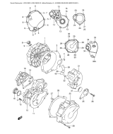 SUZUKI, GSX-R 600 K3, KURBELGEHAEUSE ABDECKUNG