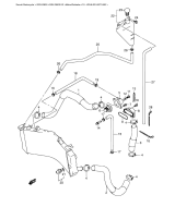 SUZUKI, GSX-R 600 K3, KUEHLER LEITUNG