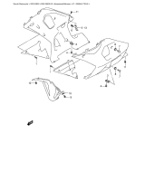 SUZUKI, GSX-R 600 K3, EINBAU TEILE