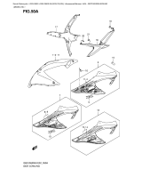 SUZUKI, GSX-R 600 K9, SEITENVERKLEIDUNG