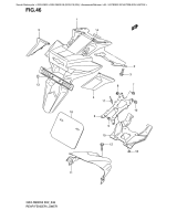 SUZUKI, GSX-R 600 K9, UNTERES SCHUTZBLECH HINTEN