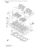 SUZUKI, GSX-R 600 K9, ZYLINDER KOPF