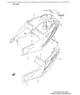 SUZUKI, GSX-R 600 Y, RAHMEN VERKLEIDUNG L99,BP9,CE2