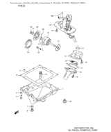 SUZUKI, GSX-R 600 Y, OELWANNE OEL PUMPE TREIBSTOFF PUMPE