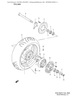 SUZUKI, GSX-R 600 Y, HINTERRAD