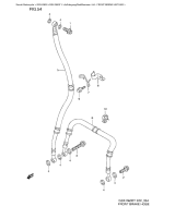 SUZUKI, GSX-R 600 Y, FRONT BREMS LEITUNG