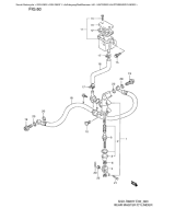 SUZUKI, GSX-R 600 Y, HINTERER HAUPTBREMSZYLINDER