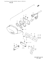 SUZUKI, GSX-R 600 Y, RUECKLICHT